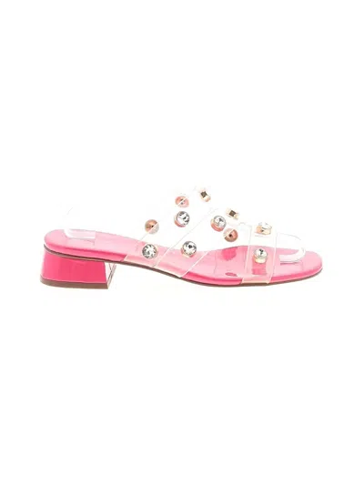 Pre-owned Cecelia New York Sandals In Pink