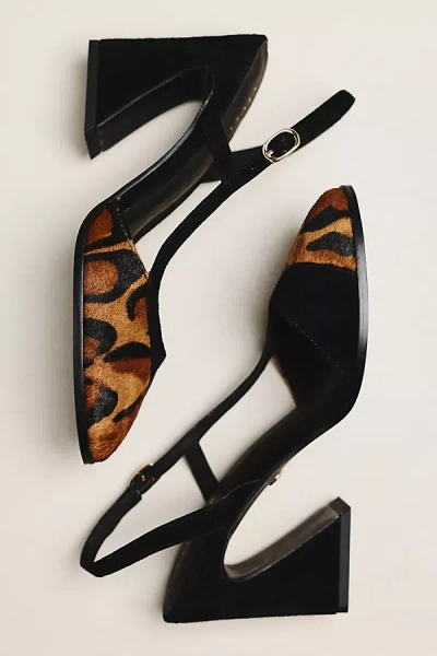 Cecelia New York Sophia Slingback Heels In Brown
