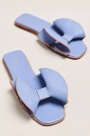 Cecelia New York Wendy Bow Slider Sandals In Blue
