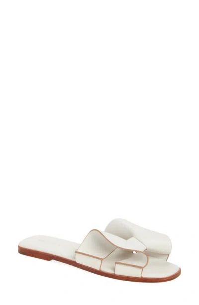 Cecelia New York Wendy Slide Sandal In Alabaster