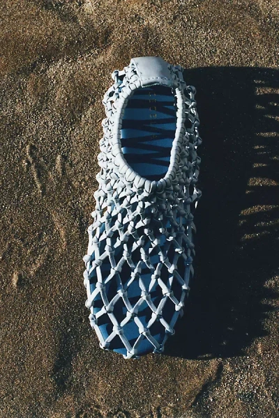 Cecelia New York Wilma Woven Flats In Blue