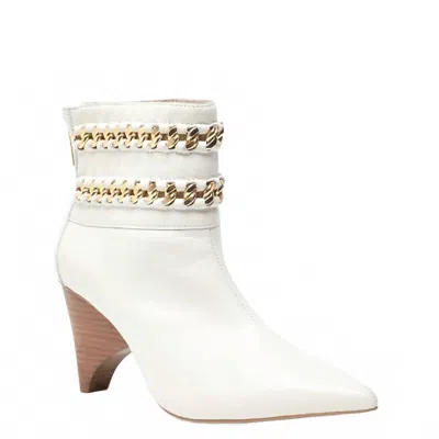 Cecelia New York Women's Clever Boot In Winter White In Animal Print