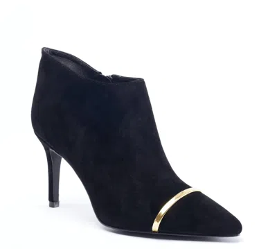 Cecelia New York Women's Force Heels In Black/gold In Blue