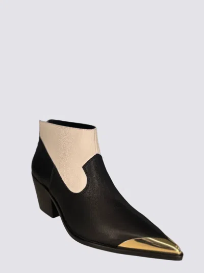 Cecelia New York Women's Jungle Bootie In Black And White