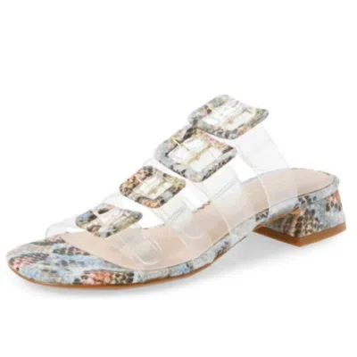 Cecelia New York Women's Lincoln Sandals In Silver Alabaster In Multi