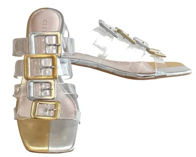 Cecelia New York Women's Ludlow Heeled Sandals In Gold/silver In Multi