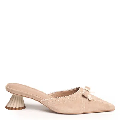 Cecelia New York Women's Merry Mule Sandal In Taupe In Neutral