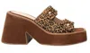 Cecelia New York Women's Mitchell Wedge In Leopard In Black