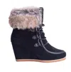 Cecelia New York North Star Wedge Bootie In Multi