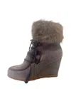 Cecelia New York North Star Wedge Bootie In Multi