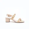 Cecelia New York Rally Slingback Sandal In White