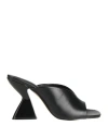 Cecil Woman Sandals Black Size 6 Leather