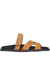 Cécile Suede Slides In Light Brown