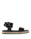 Cécile Cecile Woman Sandals Black Size 7 Cowhide