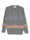 Cecilia Prado Camila Patterned Sweater In Gray