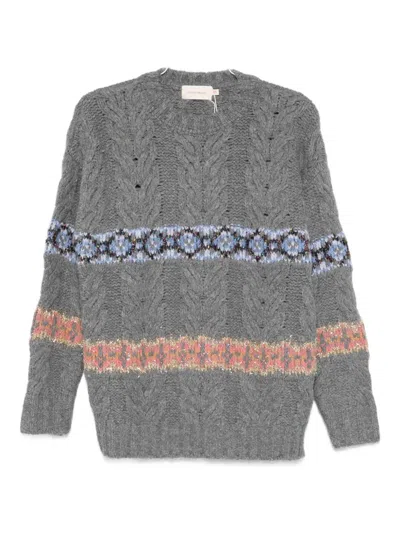 Cecilia Prado Camila Patterned Sweater In Gray