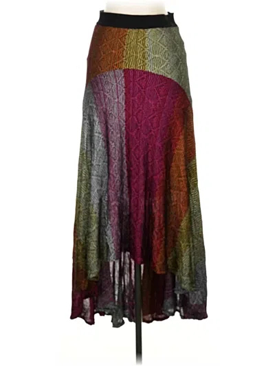 Pre-owned Cecilia Prado Casual Skirt In Burgundy