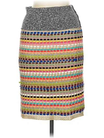 Pre-owned Cecilia Prado Casual Skirt In Gray