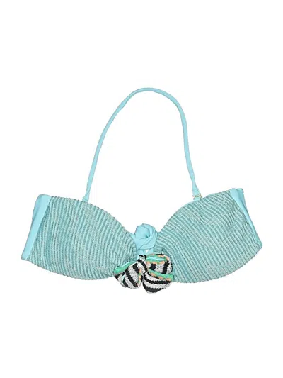Pre-owned Cecilia Prado Swimsuit Top Blue Swimwear