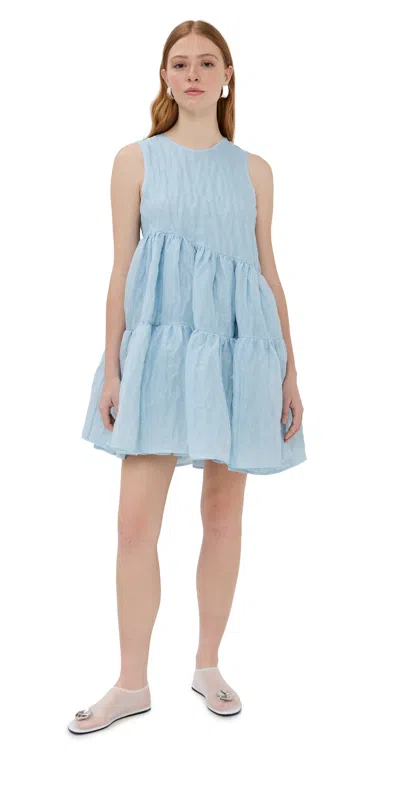 Cecilie Bahnsen Abigail Dress Misty Blue