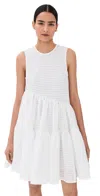 Cecilie Bahnsen Abigail Dress White In White