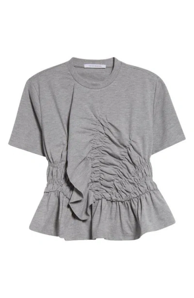 CECILIE BAHNSEN CECILIE BAHNSEN ACE SMOCKED JERSEY PEPLUM TOP