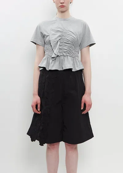 Cecilie Bahnsen Ace Top In Grey Melange