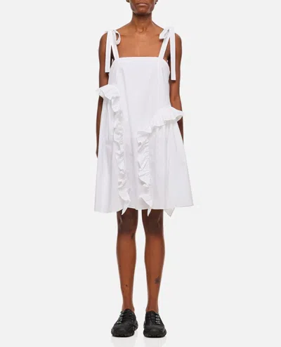 Cecilie Bahnsen Agata Dress Cotton White