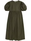 Cecilie Bahnsen Ailey Midi Dress In 绿色