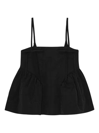 Cecilie Bahnsen Akira Top In Black