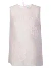 Cecilie Bahnsen Alba Top Liquid Myrtia In Neutral