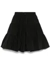 Cecilie Bahnsen Elastic Waist Skirt In Black