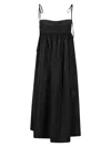 Cecilie Bahnsen Sleeveless Dress With Flowers In Black