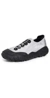 Cecilie Bahnsen Alina Sneaker Embroidered Satin In Grey