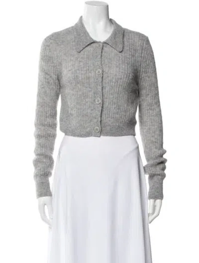 Pre-owned Cecilie Bahnsen Alpaca Sweater In Gray