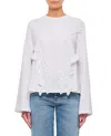 Cecilie Bahnsen Alva Jersey T-shirt In White