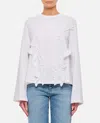Cecilie Bahnsen Alva Jersey T-shirt In White
