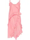 Cecilie Bahnsen Amilia Midi Dress In Pink