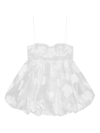 Cecilie Bahnsen Anette Blouse In White
