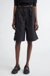 Cecilie Bahnsen Angel Shorts Recycled Taffeta Shorts In Black