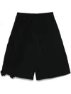 Cecilie Bahnsen Angel Shorts Recycled Taffeta Shorts In Black