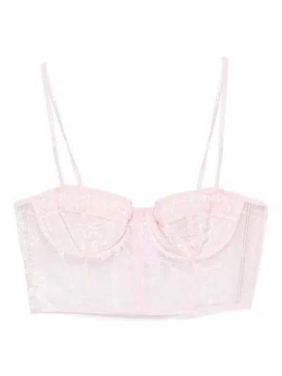 Cecilie Bahnsen Anya Bustier Top In Pink