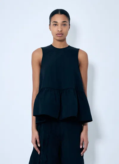 Cecilie Bahnsen Asta Top In Black