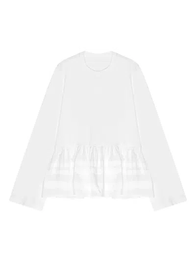 Cecilie Bahnsen Audrey T-shirt In White