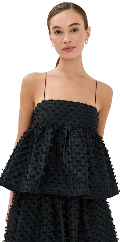 Cecilie Bahnsen Babette Top Black