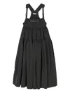 Cecilie Bahnsen Bailey Sleeveless Buckle Dress In Black