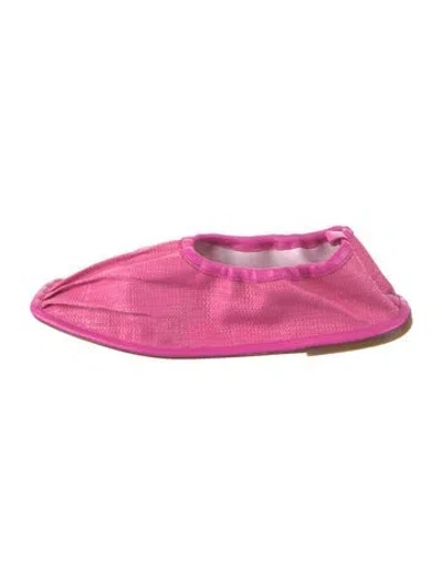 Pre-owned Cecilie Bahnsen Ballet Flats W/ Tags In Pink