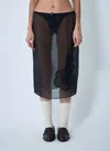 Cecilie Bahnsen Bambi Midi Skirt In Black