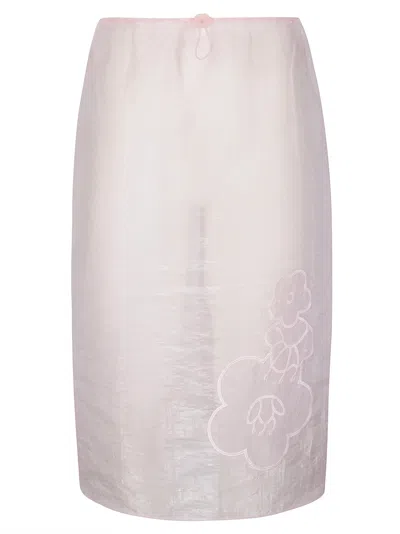 Cecilie Bahnsen Bambi Skirt Liquid Myrtia In Pink