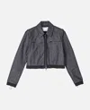 Cecilie Bahnsen Banks Jacket Denim In Gray